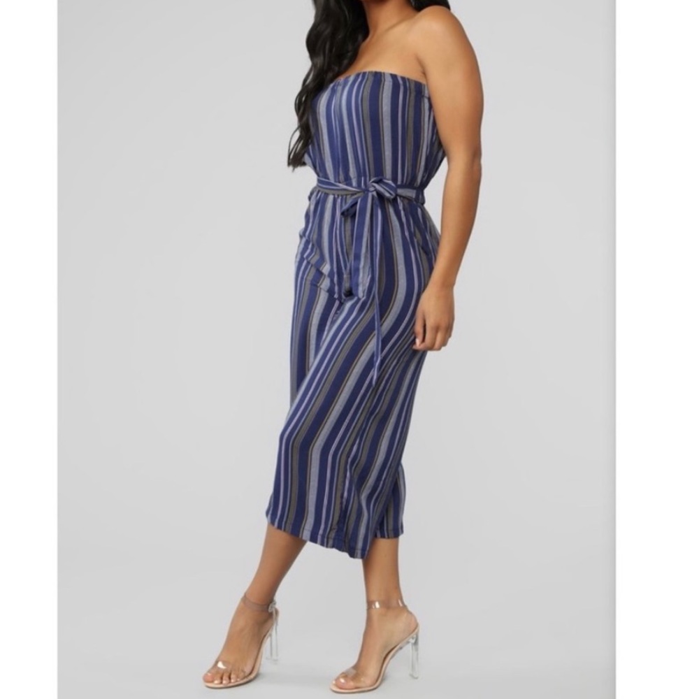 Striped Jumpsuit